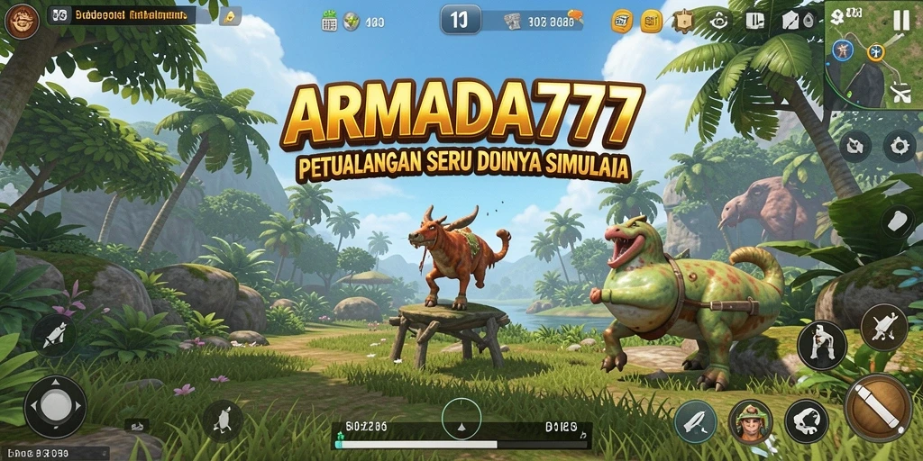 Tampilan gameplay menarik dari ARMADA777 dalam dunia Simulation.