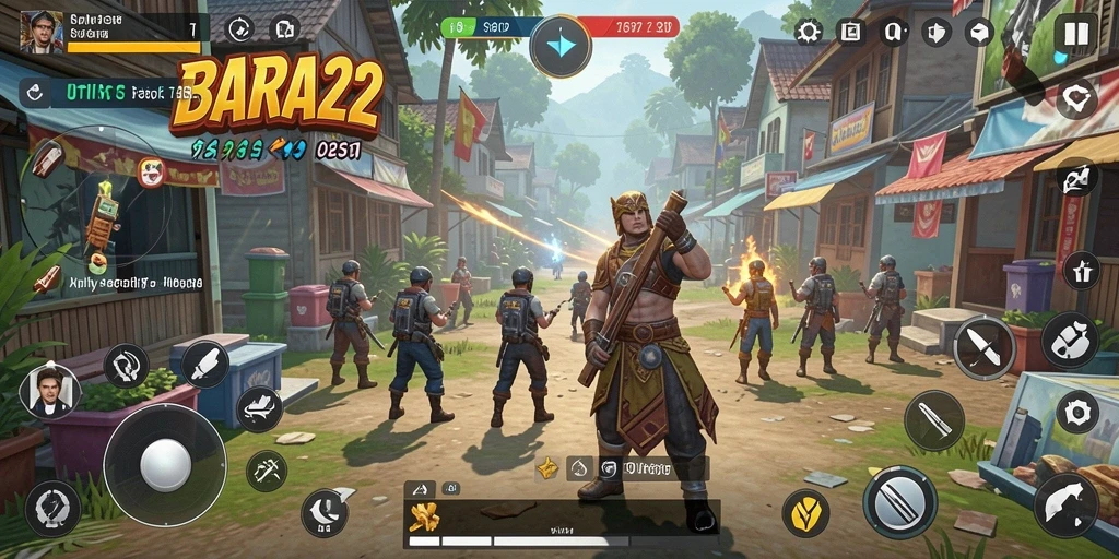 Tangkapan layar BARA22 menunjukkan antarmuka user-friendly yang memudahkan navigasi aplikasi.