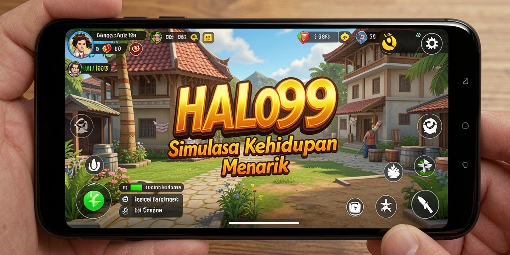 Tampilan gameplay menarik di HALO99 dengan karakter dan lingkungan yang realistis.