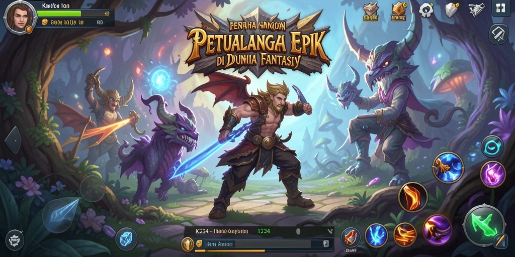 Sebuah tampilan dari gameplay RPG yang menakjubkan di K234.