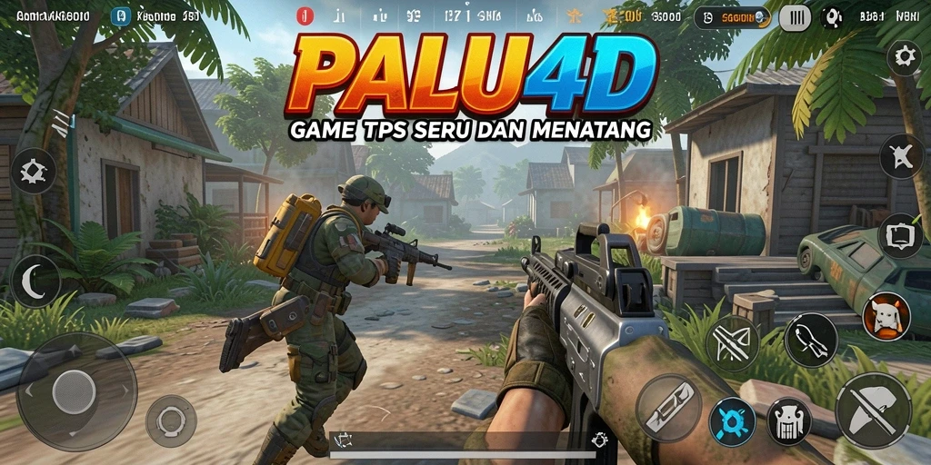 Gameplay seru PALU4D dengan aksi menembak yang intens.